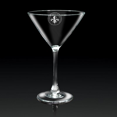 Etched Martini Glass