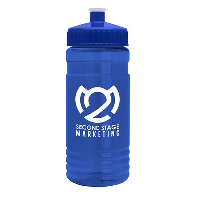 20 Oz. Transparent Sports Bottle w/Push-Pull Lid