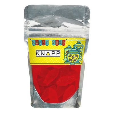 Resealable Clear Pouch w/ Red Swedish Fish