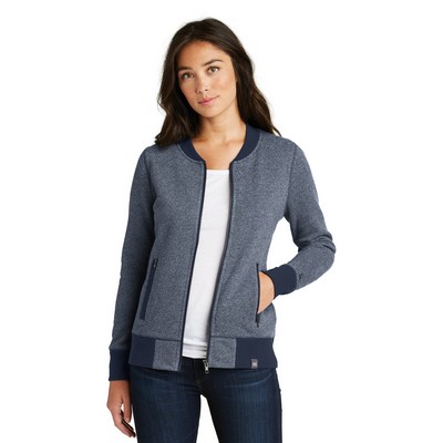 New Era® Ladies' French Terry Baseball Full-Zip Jacket