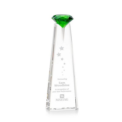 Alicia Award - Optical/Emerald 9"