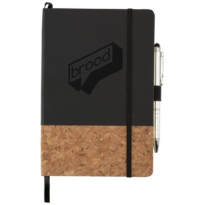 5.5" x 8.5" FSC® Mix Lucca Cork Hard Bound Journal