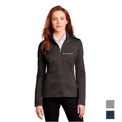 Port Authority ® Ladies Diamond Heather Fleece Full-Zip Jacket