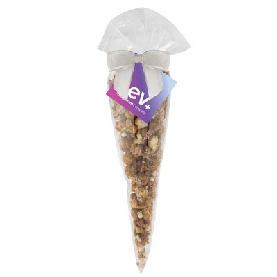 Hot Chocolate Peppermint Popcorn Cone Bag (large)