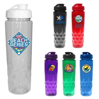 24 oz. Oceanworks Bottle with Flip Top Cap, Full Color Digital