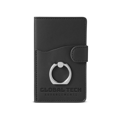 Leeman Tuscany™ Dual Card Pocket With Metal Ring