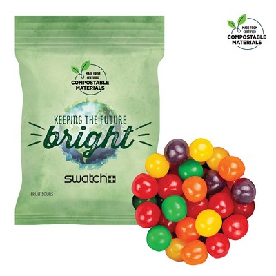 2 Oz. ECO-Digibag, Compostable & Full Color, Fruit Sours