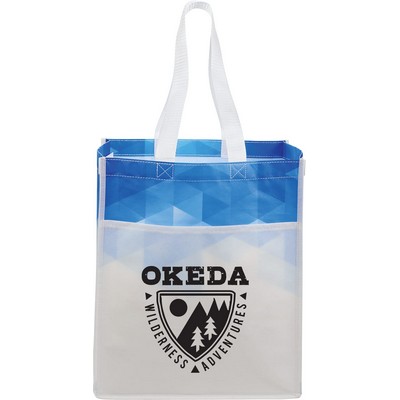 Gradient Laminated Grocery Tote