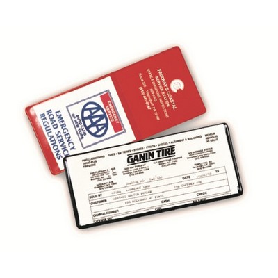 Lottery Ticket/Insurance Card Holder with Business Card Holder