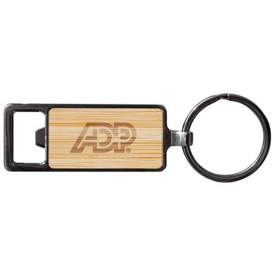 Bamboo Key Chain Bottle Opener (Factory Direct - 10-12 Weeks Ocean)