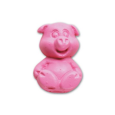 Happy Pig Stock Shape Pencil Top Eraser