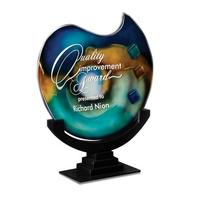 Art Glass Award 12" Poseidon