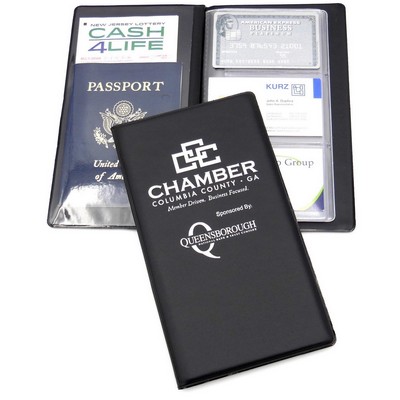 Deluxe Business Card Organizer - 24 Card Capacity