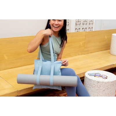 Main Squeeze Canvas/Denim Yoga Tote