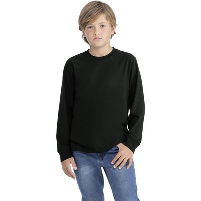 NEXT LEVEL APPAREL Youth Cotton Long Sleeve T-Shirt