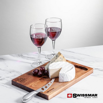 Swissmar® Acacia Board & 2 Carberry Wine