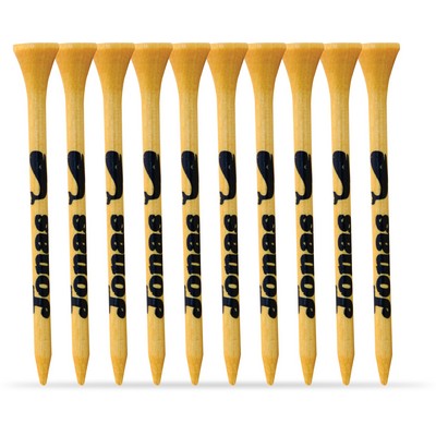 10 Pack of Bamboo Golf Tees