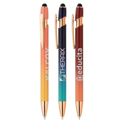 Ellipse Ombre Rose Gold Stylus Pen