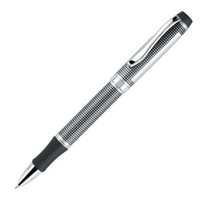 Blackpen Enigma Twist Action Pen - Silver