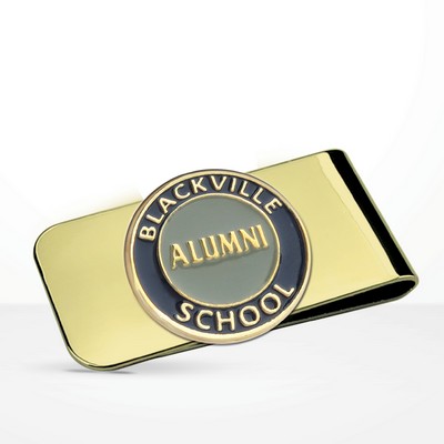 Money Clip with Soft Enamel Lapel Pin (Up to 1.5 in)