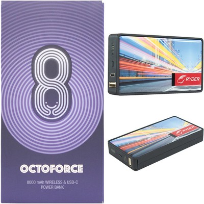 Octoforce 2.0™ 8000mAh Wireless Power Bank