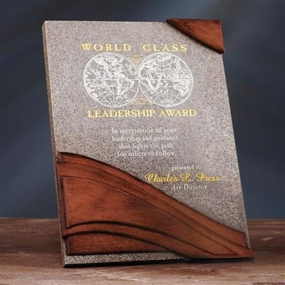 Wave Plaque - Moonstone 8"x10½"