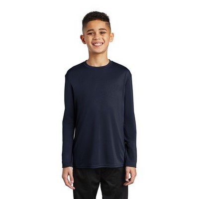 Port & Company® Youth Long Sleeve Performance Tee