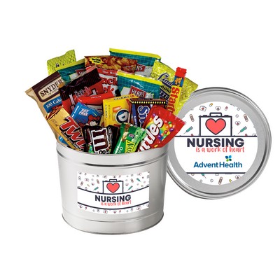 2 Gallon Nurse Appreciation Crowd Pleaser Tin