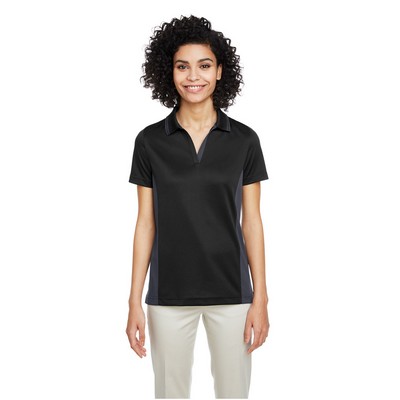 Harriton Ladies' Flash Snag Protection Plus IL Colorblock Polo