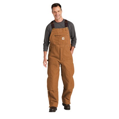 Carhartt® Firm Duck Insulated Bib Overalls