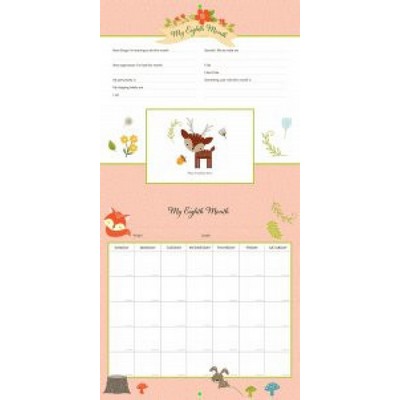 WALL CALENDAR WOODLAND FRIENDS - BABYs FIRST YEAR (Undated)