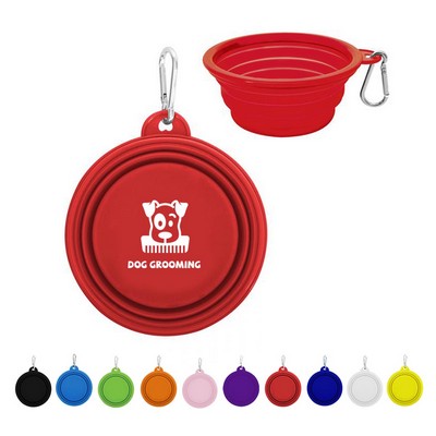 Collapsible Pet Bowl w/Carabiner