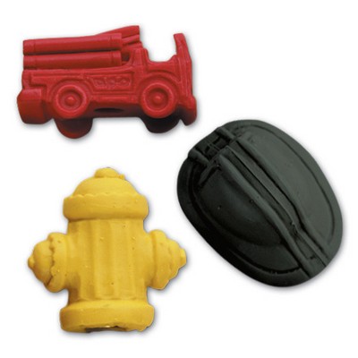 Firefighters Stock Shape Pencil Top Eraser