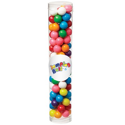 Large Tubes with Clear Cap w/ Gumballs (6.9 Oz.)