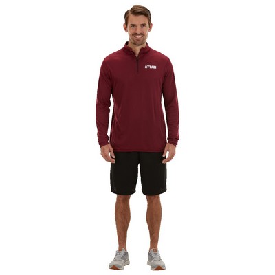 Attain Wicking 1/4 Zip Pullover