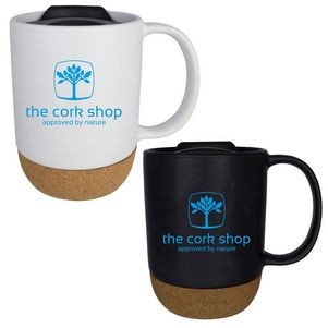 14 Oz Ceramic Cork Bottom Mug