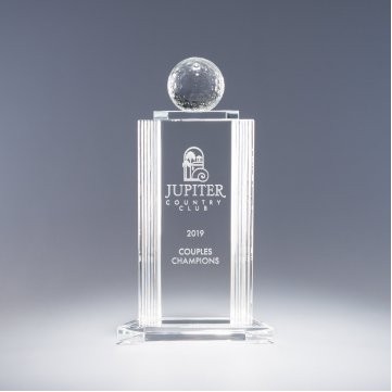 8.5" Helenic Golf Crystal Award