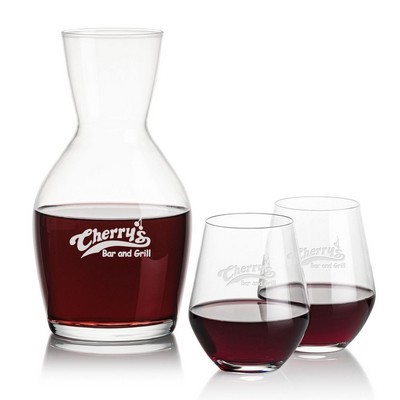 Westwood Carafe & 2 Reina Stemless