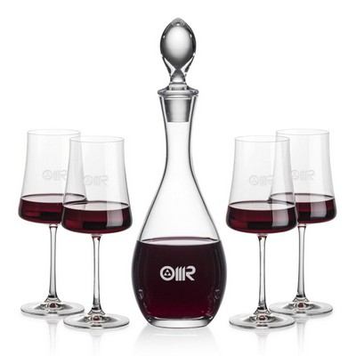 Malvern Decanter & 4 Dakota Wine