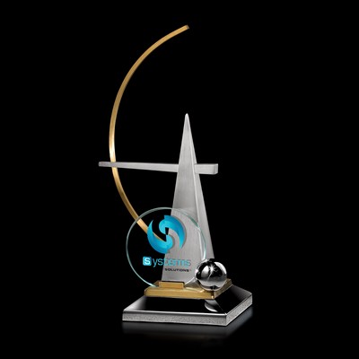 Brushed Jade Glass Award -InSync