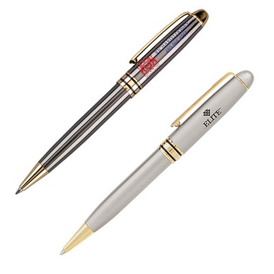 Danish-II Twist Action Ballpoint Pen w/Enamel Finish