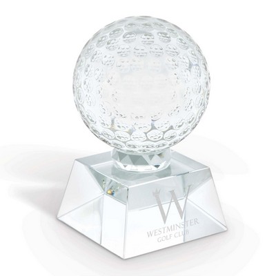 Golf Award 5" Crystal