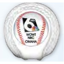 Full Color Baseball Imprintable Eraser