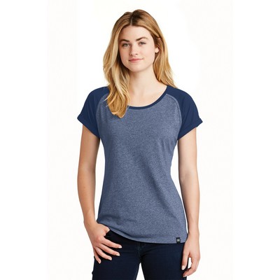 New Era® Ladies' Heritage Blend Varsity Tee