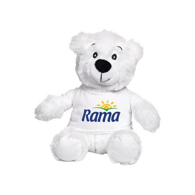 The Robbie Teddy Bear & T-Shirt - White