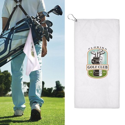 23x12 Sublimated Golf Towel - 200GSM (Factory Direct - 10-12 Weeks Ocean)