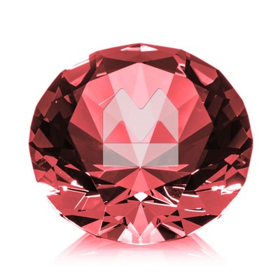 Optical Gemstone - 4" Ruby