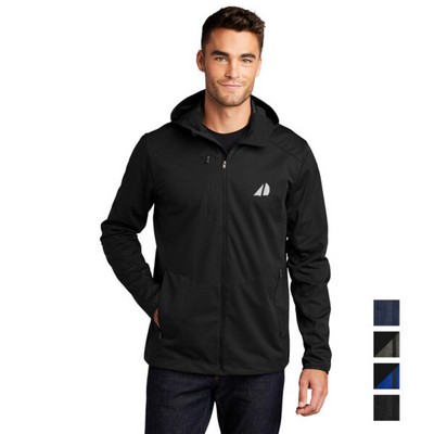 Port Authority® Active Hooded Soft Shell Jacket