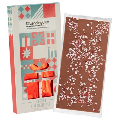 3.5 Oz. Belgian Chocolate in Gift Window Box - Peppermint Bar