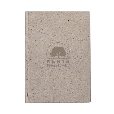 Tree Free Hardcover Notebook w/Belly Band - Grey